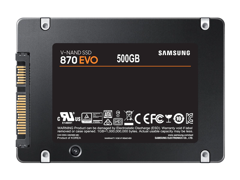 Samsung Internal SSD SATA 500GB (870 EVO) view 4